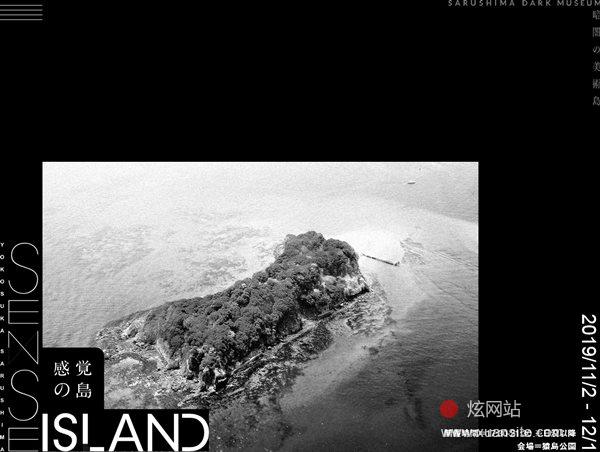 Sense Island -感觉之岛-黑暗的美术岛网站的首页截图